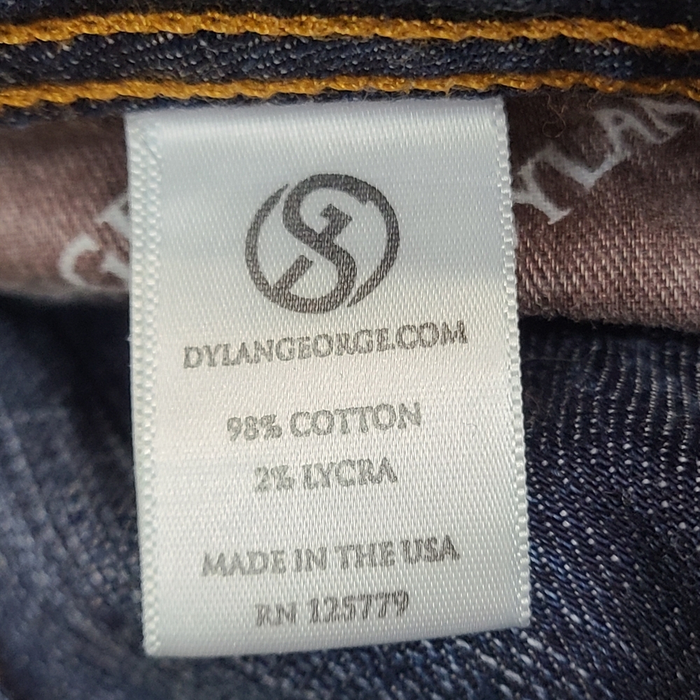 Dylan George Lucy distressed slim fit ankle zip jeans size 30 - Picture 7 of 12
